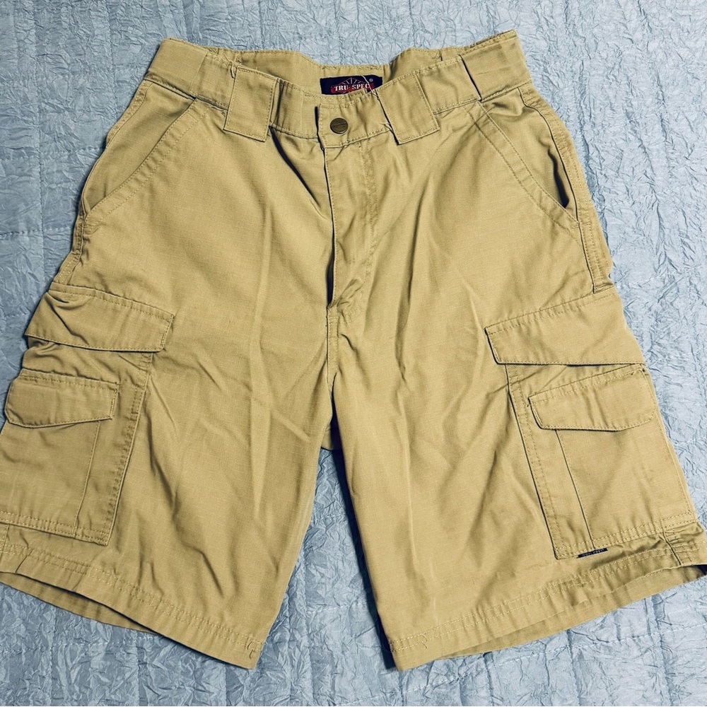 Tru Spec  Men's Tan Tactical Cargo Shorts